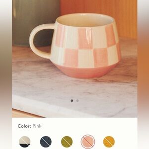 Anthropologie stoneware mug